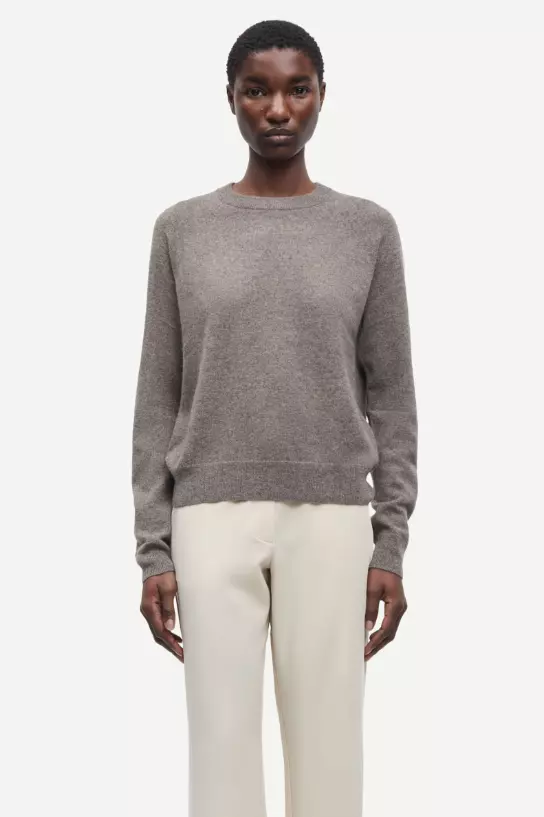 Boston O-Neck: Grey Blue Mel