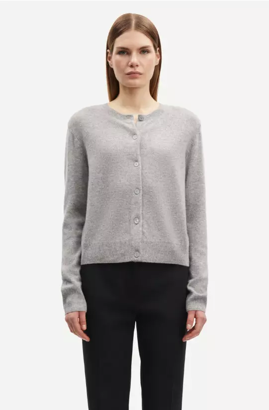 Saboston Cardigan: Grey Mel