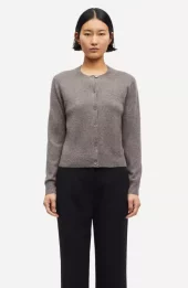 Saboston Cardigan: Grey Blue Mel