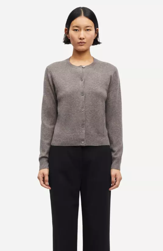 Saboston Cardigan: Grey Blue Mel