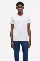 Kronos V-Neck : White