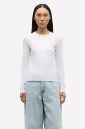 Saesme LS T-Shirt : White