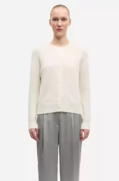 Nor Short Cardigan : Clear Cream