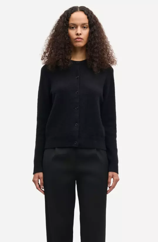 Nor Short Cardigan : Black