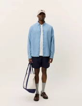 Konrad Denim Shirt : Light Indigo Wash