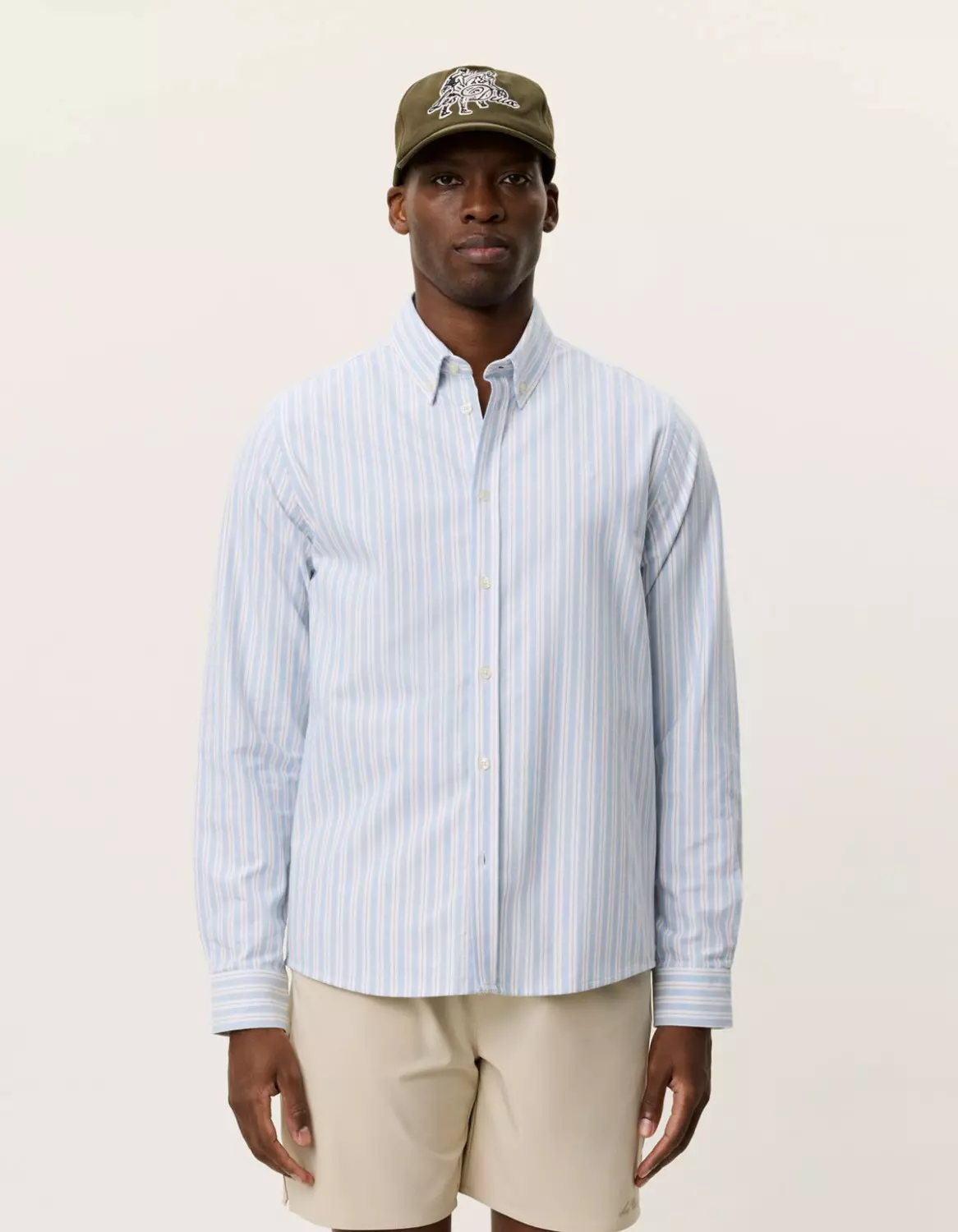 Konrad Striped Oxford Shirt : Allure