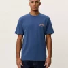 Brady Hoop T-Shirt : Dark Denim Blue