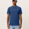 Nørregaard Contrast T-Shirt : Dark Denim Blue