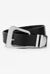 Bennett Belt : Black Silver