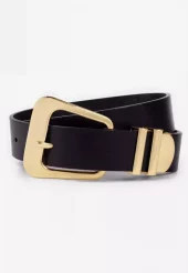 Bennett Belt : Black Gold