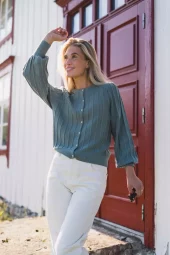 Raus Guru Cardigan : Chinois Green