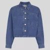 MSCH Turig Alena Shirt : Mid Blue Wash
