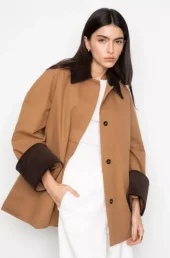 Heather Jacket : Dark Camel