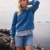 Raus Amalie Puff Pullover : Quiet Harbour