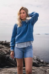 Raus Amalie Puff Pullover : Quiet Harbour