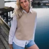 Raus Ina Emma Vest : Oatmeal Melange