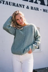 Raus Amalie Cardigan : Chinois Green