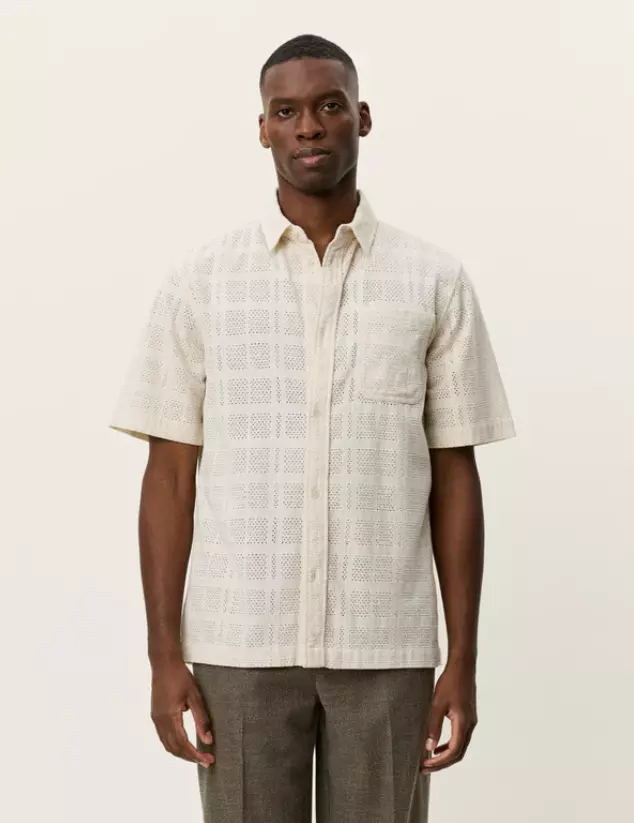 Charlie SS Shirt : Ivory