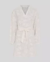 MSCH Sylvia V Dress EMB : Egret