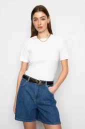 Lyle Shorts : Mid Blue Dot