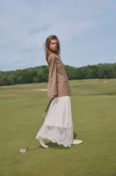 Juania BB Ina Skirt : White Sand