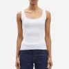 Saamanza Tank Top : White
