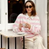 Bea Cras Blouse : Rose Creme Stripe