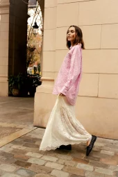 Salima Cras Skirt : Ivory