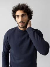 MMG Abel Crew Neck Sweater : Salute Navy