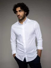 MMG Marco Crunch Jersey Shirt : White