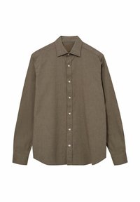 MMG Marco Oxford Shirt : Chocolate Brown