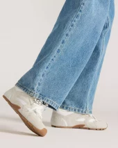 Aziel : White Suede