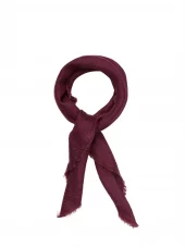 Cashma Small Scarf : Burgundy