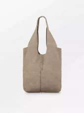 Suede Demi Bag : Moral Gray