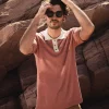 Mmg Francesco Polo SS Knit : Rosedawn