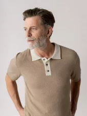 Mmg Francesco Polo SS Knit : Dune