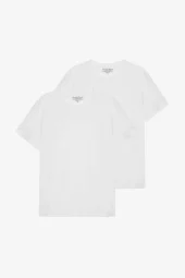 Crew-Neck 2-Pack : White