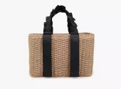 Nohr Maddie Straw Bag : Black