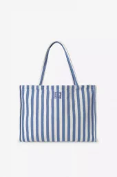 Ivy Tote Bag : Blue Stripe