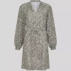Msch Seraphina V Dress AOP : Egret Flower