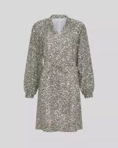 Msch Seraphina V Dress AOP : Egret Flower