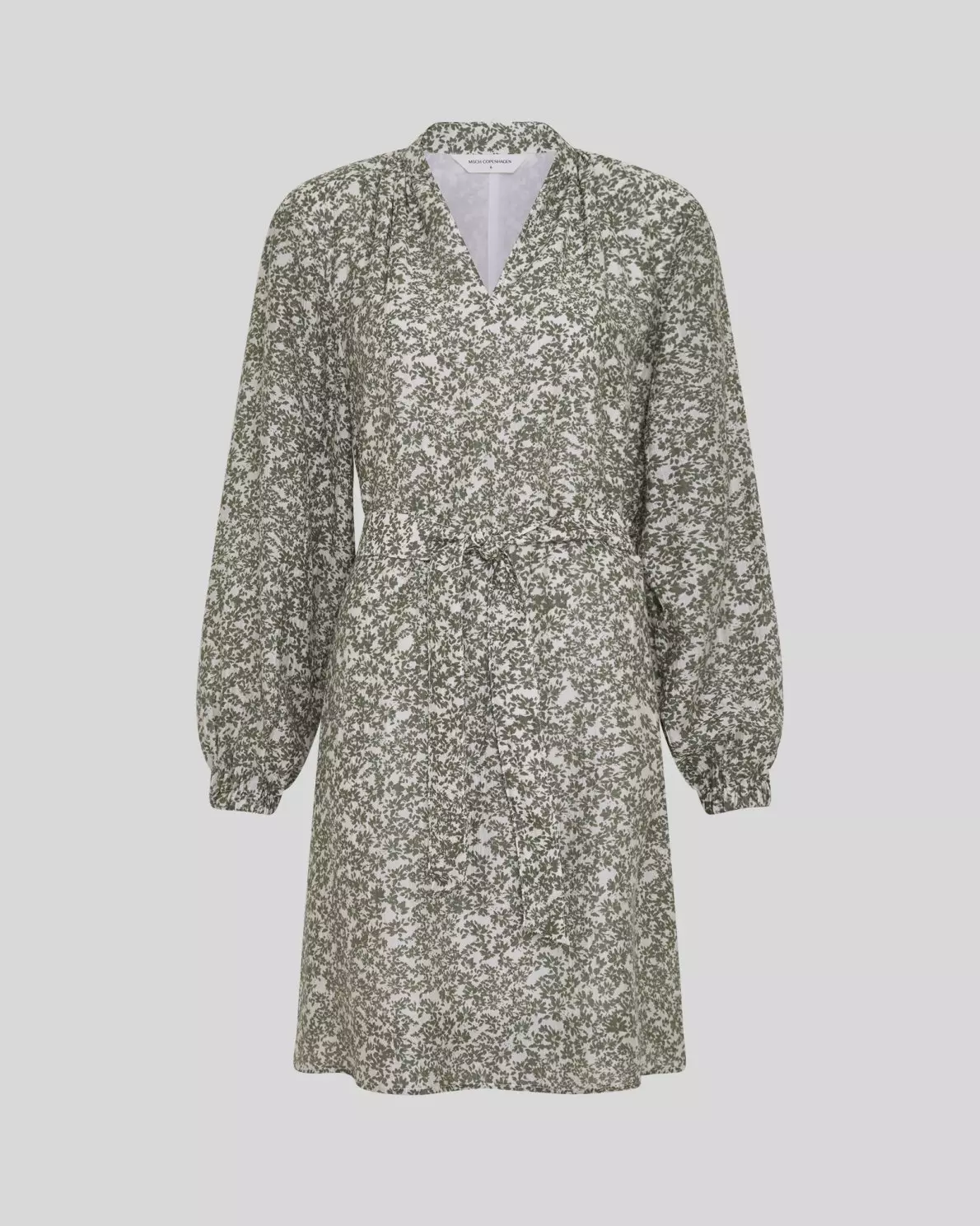 Msch Seraphina V Dress AOP : Egret Flower