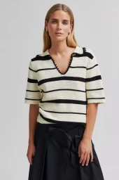 Susi Knit Collar : Eggnog