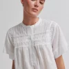 Maise SS Blouse : White