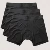 3PK Boxer Briefs Bamboo/Cotton : Black