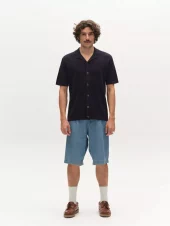 Geno Resort Bride SS Knit : Navy
