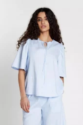 Linvis BB Vineva Blouse : Eventide Blue