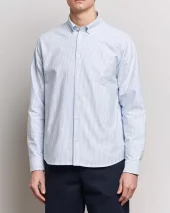 Kristian Oxford Shirt : Light Blue/White