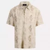 Ricci SS Shirt : Light Sand AOP
