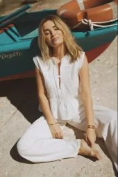 Mavie Top : White